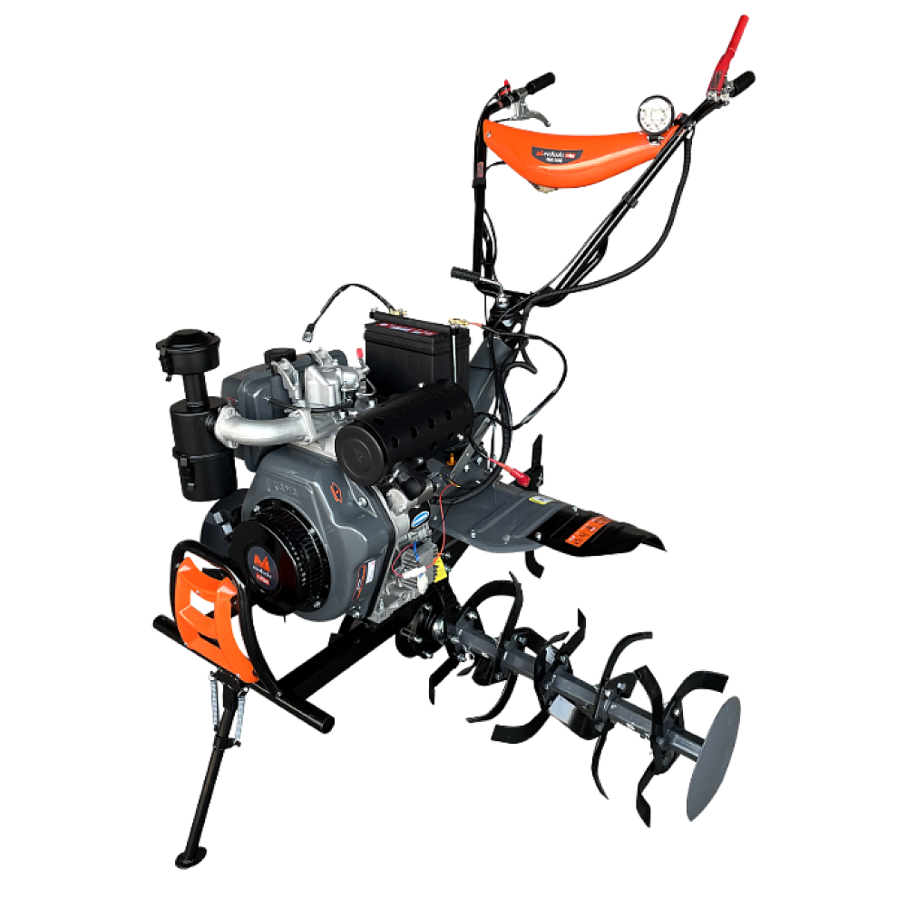 Motocultor TDK1100 Evotools PLUS, Motor Diesel KAMA, Pornire