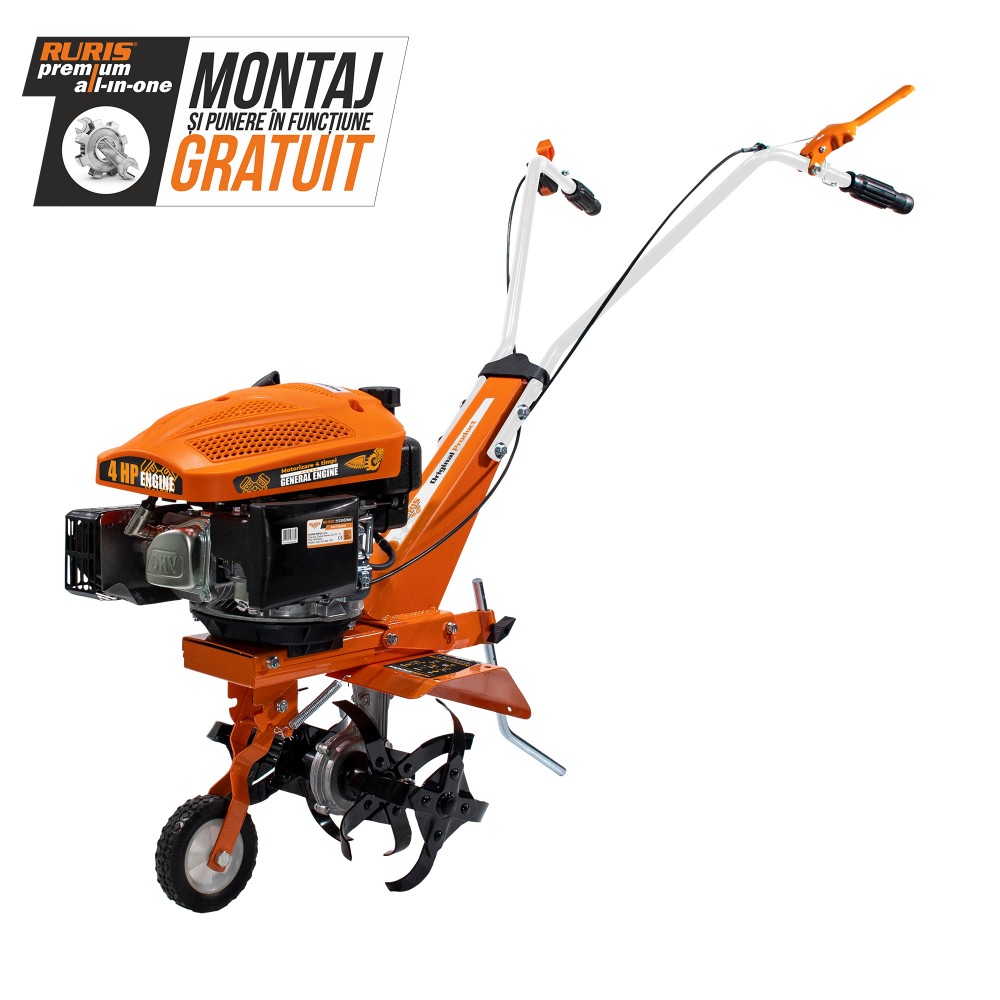 Motosapa RURIS 5500RS, 4 CP, 4 timpi, 161 CC, 36 cm latime lucru