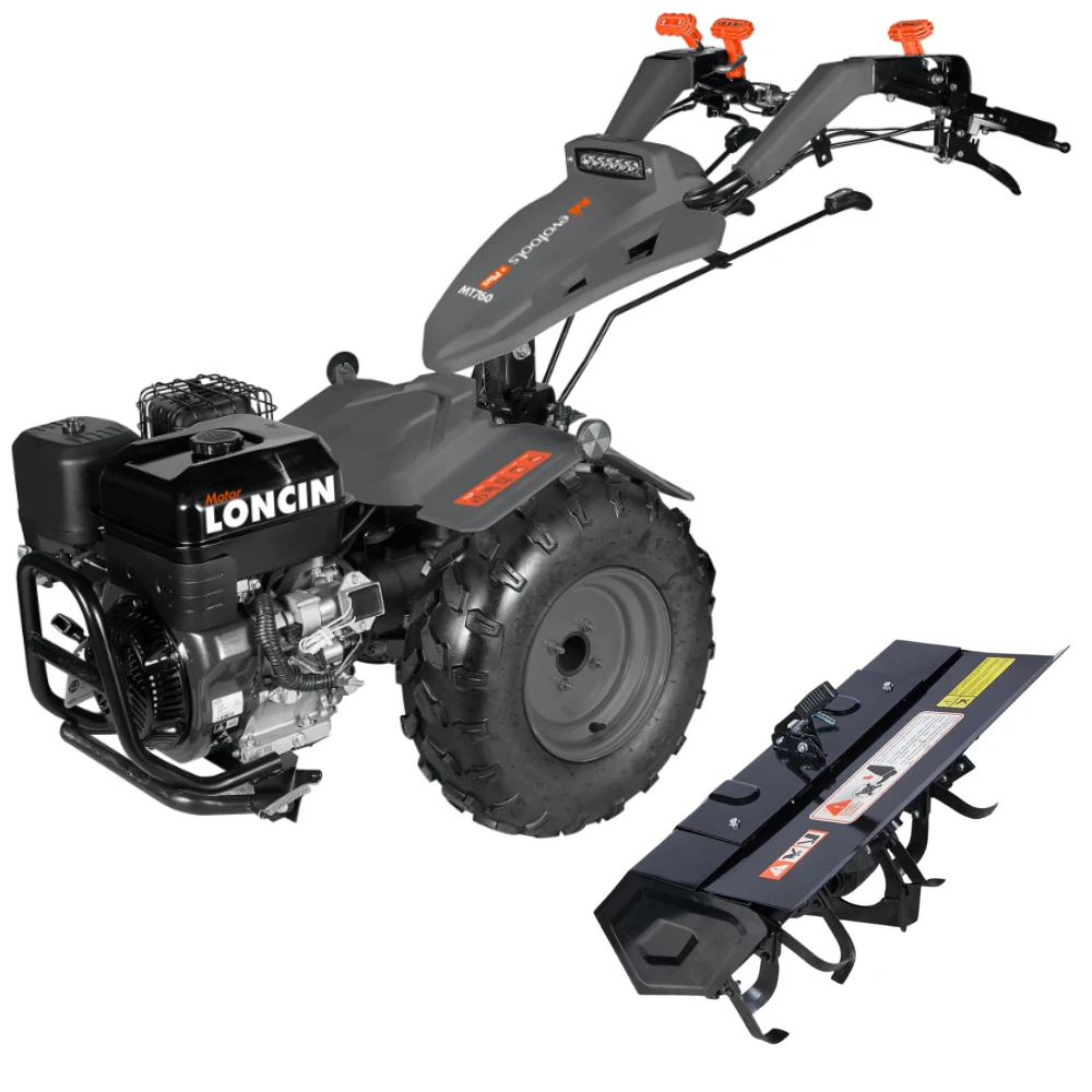 Motocultivator Evotools PLUS MT760A, motor benzina Loncin, 4 timpi