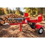 Despicator lemne orizontal/vertical 37T, motor benzina 7.2CP cu pompa hidraulica 16GPM Breckner Germany