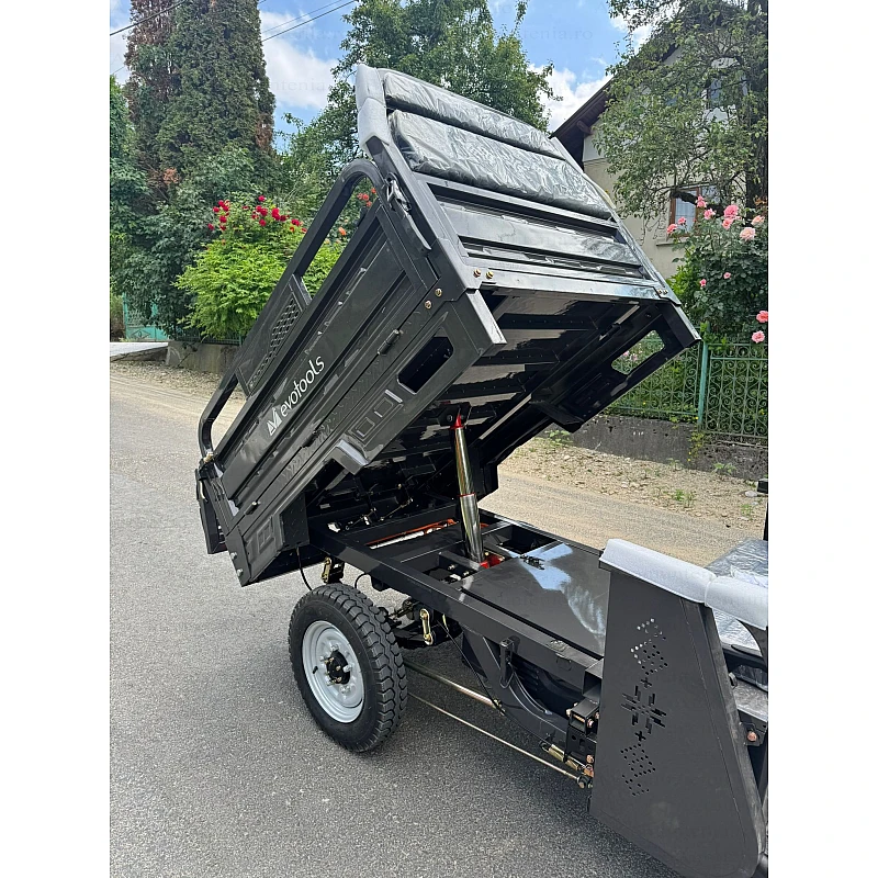 Triciclu Electric Cargo TRCC1500 – Putere maxima 3000W, Baterie 72 V/58 Ah, Autonomie 60 km, Sistem basculabil hidraulic, viteza maxima de 25 km/h, conform reglementarilor UE, fara permis
