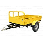 Remorca minitractor PROGARDEN RM600CT 4681000002, suporta 600 kg, 1 osie, prindere cupla, 4 prezoane, 155 kg
