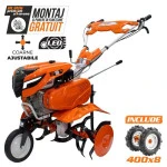 Motosapa RURIS DAC 7500, roti cauciuc, freze, Far led, 7 CP, RURIS
