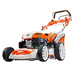 Masina de tuns iarba pe benzina, RURIS RX300S, 3.5 CP, 139 CC, latime de lucru 46 cm, inaltime taiere 25-75 mm, sac colector 65 litri