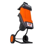 Tocator de crengi si resturi vegetale RURIS ST100S, 2400W, diametru maxim taiere 40 mm, viteza taiere 4400 rpm, cos colectare 50 l, roti deplasare