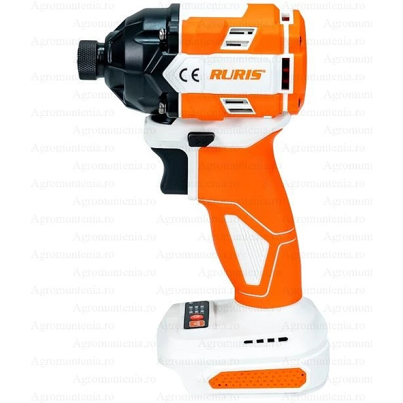 Masina de insurubat cu impact pe acumulator RURIS RMX2300 2300RMX2024, 20V, hex 1/4 inch, 230 Nm, 3300 rpm, 4500 bpm, fara acumulator, fara incarcator