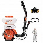 Atomizor RURIS A103S plus kit echipament de lucru, 3 CP, 2 timpi, 44 cc
