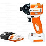 Masina de insurubat cu impact cu acumulator RURIS RMX2300 Power Alfa Up 2300RMA2024, hex 1/4, 230 Nm, 3300 rpm, 4500 bpm, 1xLi-Ion 20V/2Ah, incarcator