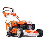 Masina de tuns iarba pe benzina, RURIS RX300S, 3.5 CP, 139 CC, latime de lucru 46 cm, inaltime taiere 25-75 mm, sac colector 65 litri