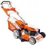 Masina de tuns iarba pe benzina, RURIS RX300S, 3.5 CP, 139 CC, latime de lucru 46 cm, inaltime taiere 25-75 mm, sac colector 65 litri