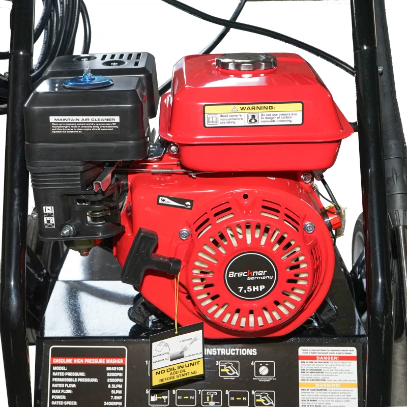 Aparat de spalat cu presiune 6.5CP 20 mpa cu furtun si pistol Breckner Germany