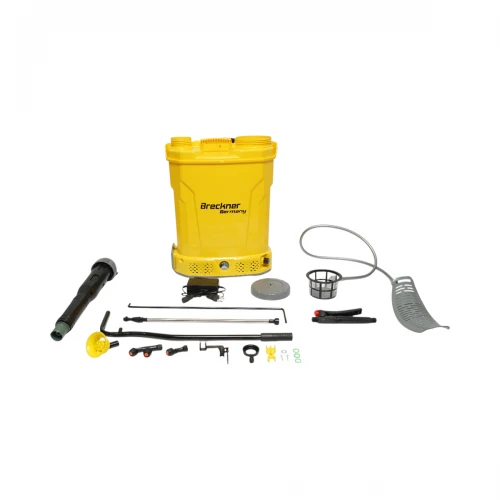 Pompa de stropit vermorel 2 in 1 manuala si electrica, rezervor 18L, baterie 12V 8Ah, debit 3.1 L/min Breckner Germany