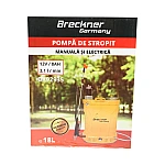 Pompa de stropit vermorel 2 in 1 manuala si electrica rezervor 18L baterie 12V 8Ah debit 3.1 l/min Breckner Germany