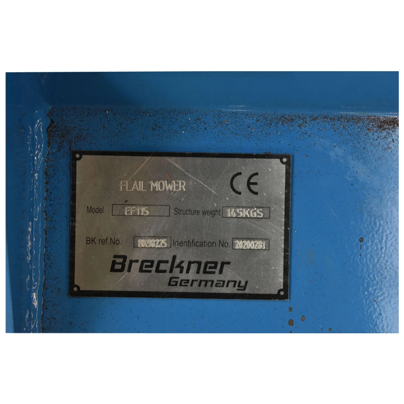 Tocatoare EF115 20-30CP cu cardan, PP-540r/min 145Kg utilaj agricol