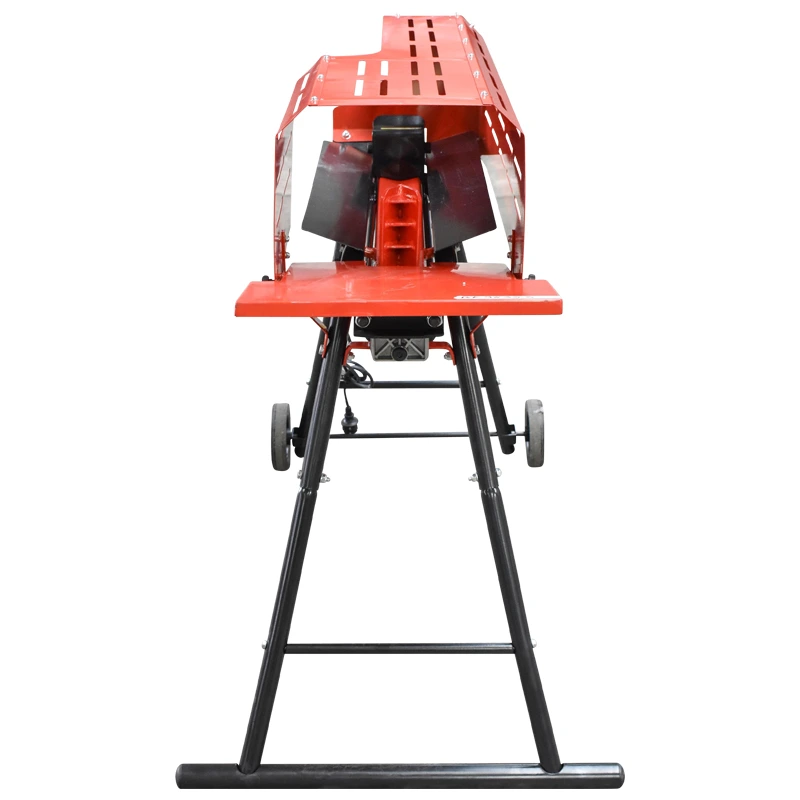 Despicator lemne orizontal 7T 230V 2kW cu suport inaltime si protectie Breckner Germany