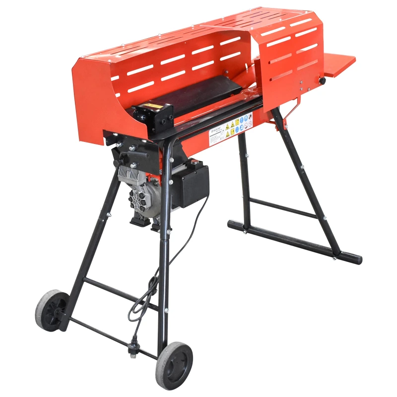 Despicator lemne orizontal 7T 230V 2kW cu suport inaltime si protectie Breckner Germany