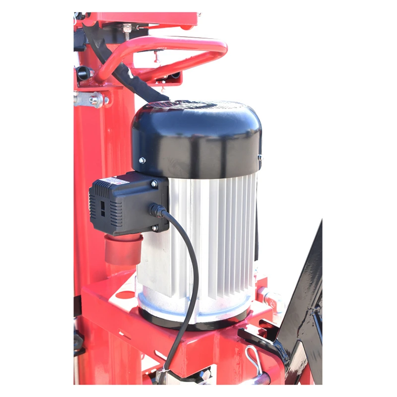 Despicator de busteni vertical trifazat si actionare tractor breckner, 5500 w pres 20 tone lungime bustean 100 cm gros 50 cm