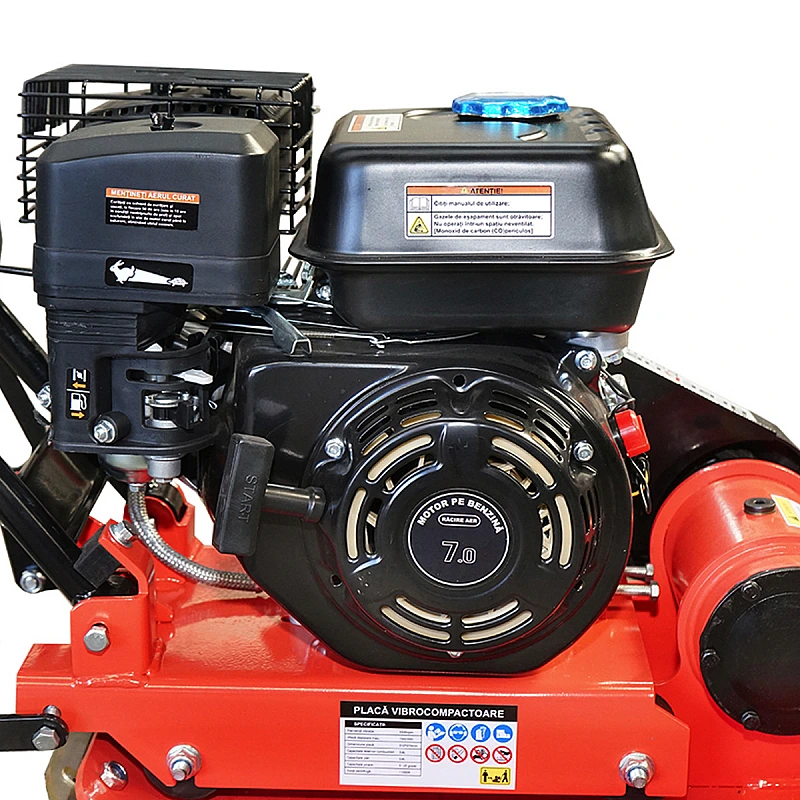 Placa compactoare C60-A cu suprafata de lucru 510x370mm, motor standard euro 5, 78CC/6.5CP, 5900 rot/min 58Kg Breckner Germany