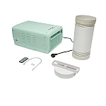 Aparat de aer conditionat portabil 2224 BTU, 280W, 220V cu functie dezumidificare, ventilatie, telecomanda, comenzi vocale, kit instalare inclus Breckner Germany