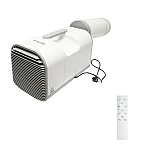 Aparat de aer conditionat portabil 4777 BTU, 600W, 220V cu functie dezumidificare, ventilatie, telecomanda, mod somn, kit instalare inclus Breckner Germany