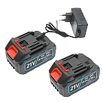 Mini fierastrau electric 700W cu 2 acumulatori Li-ion 21V/4Ah, lama 200mm (8 inch) Breckner Germany