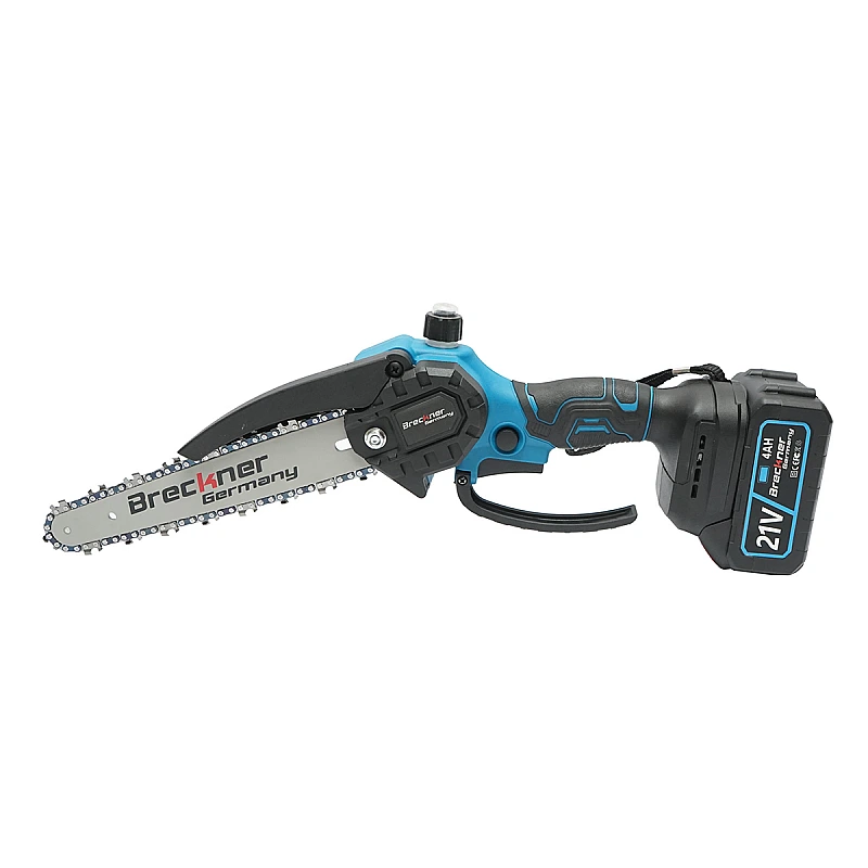 Mini fierastrau electric 700W cu 2 acumulatori Li-ion 21V/4Ah, lama 200mm (8 inch) Breckner Germany