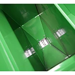 Masina de plantat cartofi pe 2 randuri cu fertilizare, buncar 180kg model Polonia