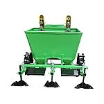 Masina de plantat cartofi pe 2 randuri cu fertilizare, buncar 180kg model Polonia
