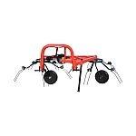 Grebla de imprastiat fan cu 2 rotoare, latime de lucru 2.7m, transmisie pe curea, model Polonia
