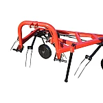 Grebla de imprastiat fan cu 2 rotoare, latime de lucru 2.7m, transmisie pe curea, model Polonia