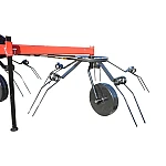 Grebla de imprastiat fan cu 2 rotoare, latime de lucru 2.7m, transmisie pe curea, model Polonia