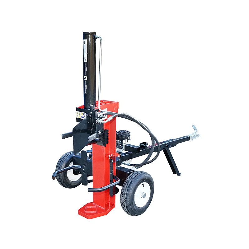 Despicator lemne vertical cu motor pe benzina 196CC, putere despicare 22T, bustean 610x400mm Breckner Germany