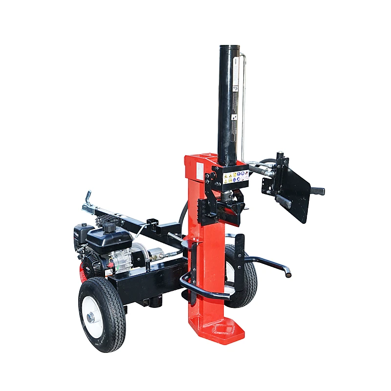 Despicator lemne vertical cu motor pe benzina 196CC, putere despicare 22T, bustean 610x400mm Breckner Germany