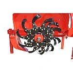 Masina de sapat santuri 350-450mm, adancime 350-450mm pentru tractor 50-80CP, cardan inclus