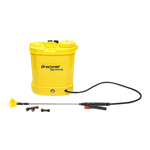 Pompa electrica/pulverizator de stropit vermorel, rezervor 12L baterie 12V 8Ah debit 3.1 l/min Breckner Germany