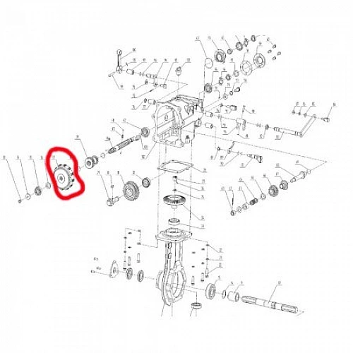 Ambreiaj RURIS PS731-2-37, pentru motocultoarele Ruris 731K