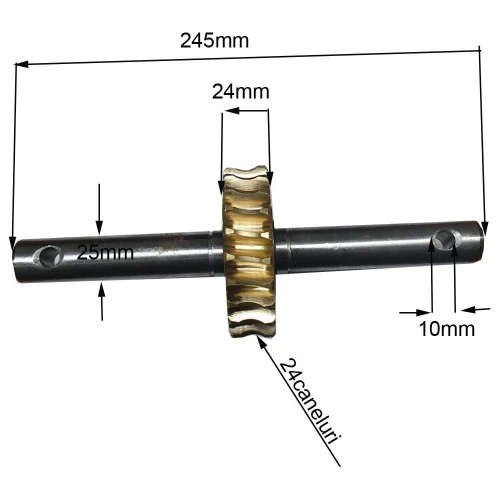 Roata melcata RURIS PSS550-03, pentru motosapa Sprint 650B, 650L, 550H, Farm 450 Roata melcata RURIS PSS550-03, pentru motosapa Sprint 650B, 650L, 550H, Farm 450