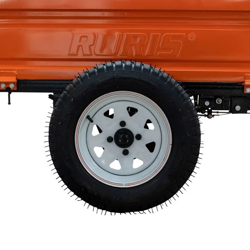 Remorca motocultor RURIS 550S, capacitate incarcare 550 kg, basculare manuala