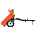 Remorca motocultor RURIS 450S, capacitate incarcare 450 kg, basculare manuala