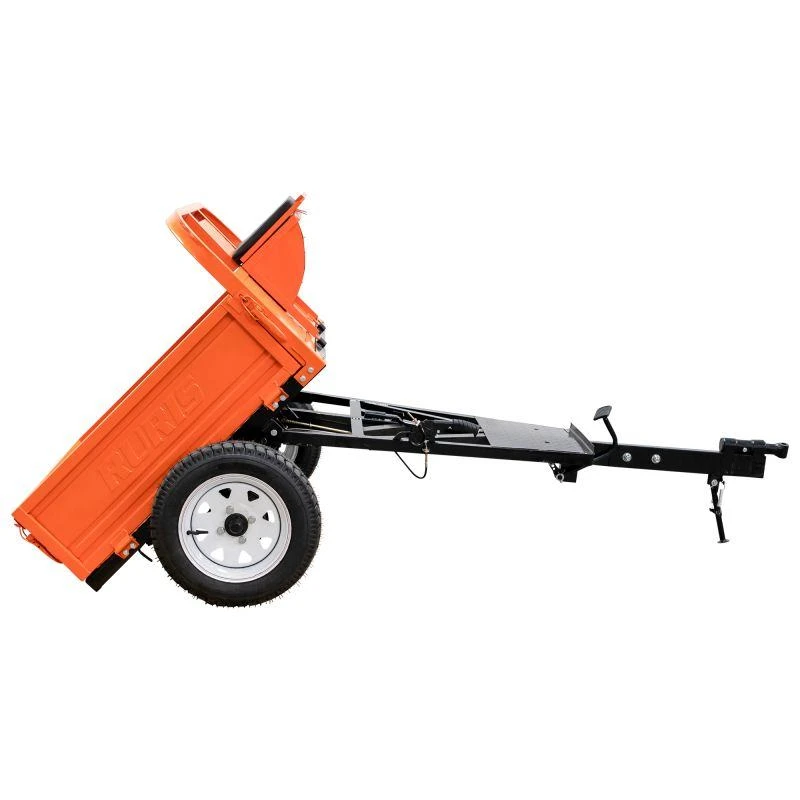 Remorca motocultor RURIS 450S, capacitate incarcare 450 kg, basculare manuala