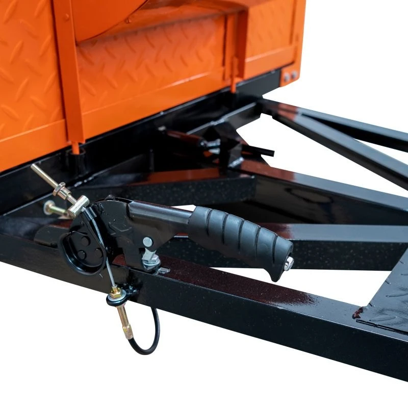 Remorca motocultor RURIS 450S, capacitate incarcare 450 kg, basculare manuala