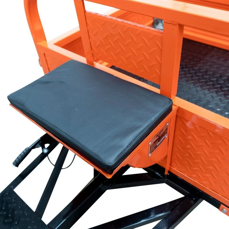 Remorca motocultor RURIS 450S, capacitate incarcare 450 kg, basculare manuala