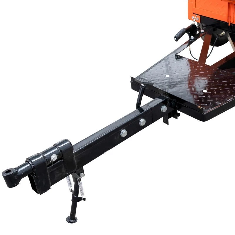 Remorca motocultor RURIS 450S, capacitate incarcare 450 kg, basculare manuala