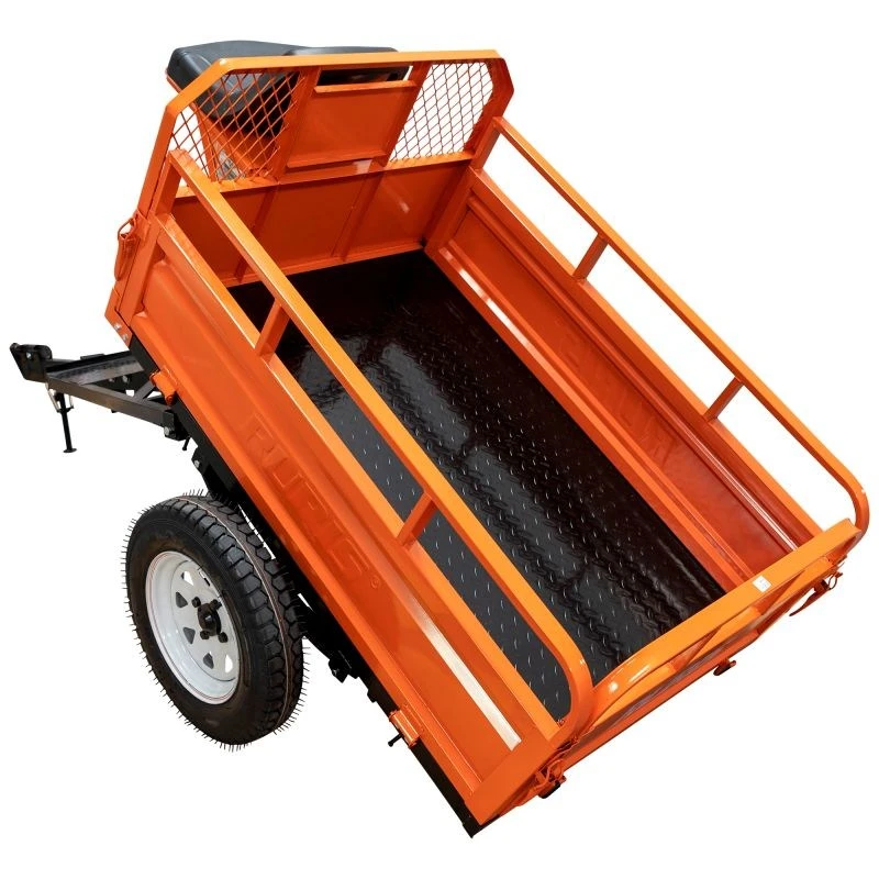 Remorca motocultor RURIS 550S, capacitate incarcare 550 kg, basculare manuala
