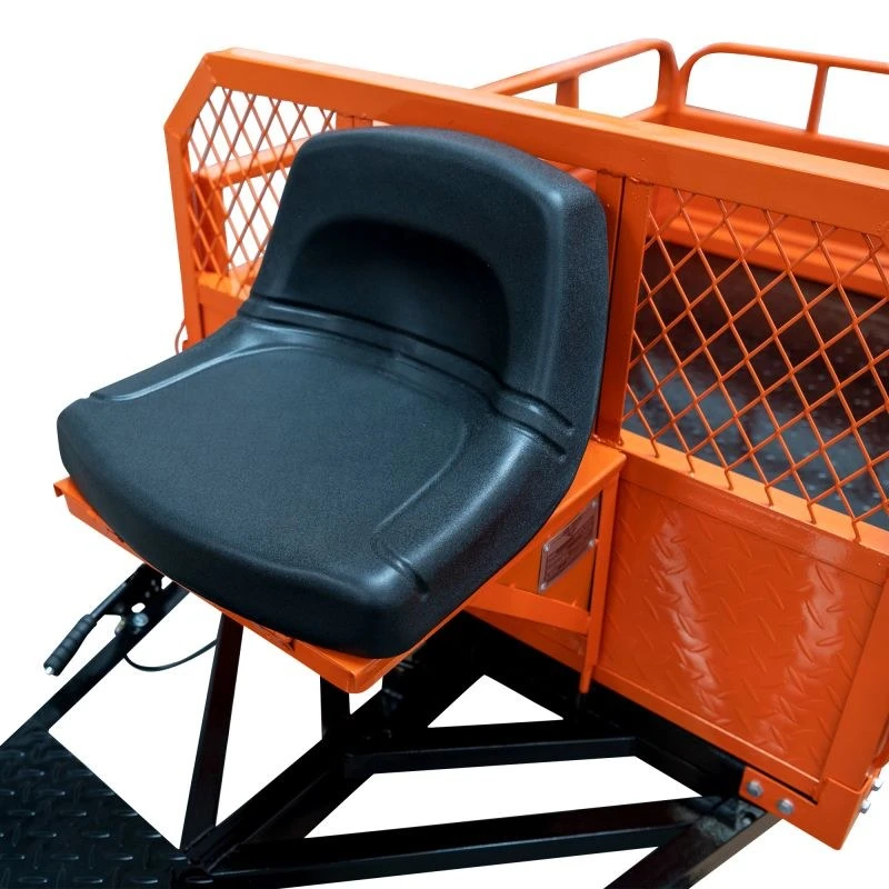 Remorca motocultor RURIS 550S, capacitate incarcare 550 kg, basculare manuala