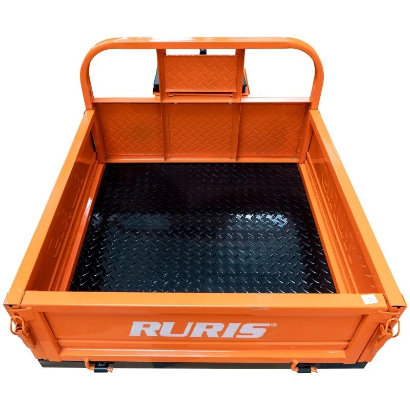 Remorca motocultor RURIS 450S, capacitate incarcare 450 kg, basculare manuala