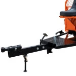 Remorca motocultor RURIS 550S, capacitate incarcare 550 kg, basculare manuala