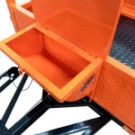 Remorca motocultor RURIS 450S, capacitate incarcare 450 kg, basculare manuala