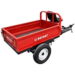 Remorca motocultor Rotakt, REM400, capacitate 400 kg, basculabila