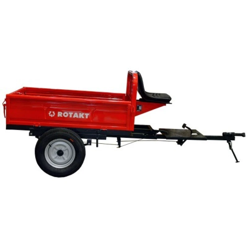 Remorca motocultor Rotakt, REM500, capacitate maxim 500 kg, basculabila
